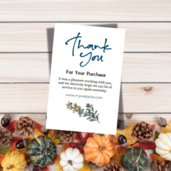 thank you card