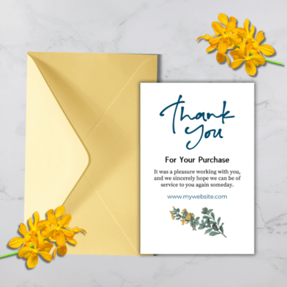 thank you card